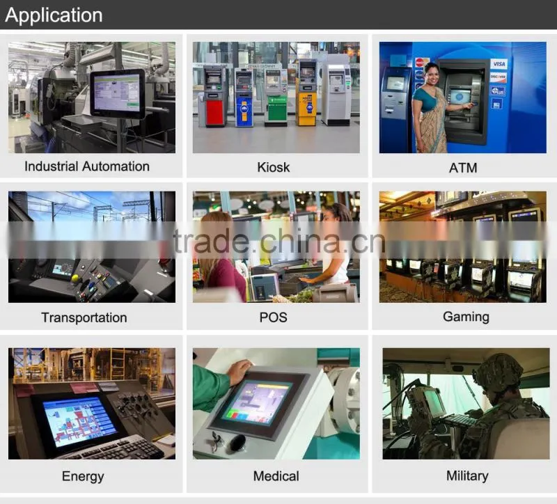 wall mount 15 inch touch screen pc for Food Industry Automation System