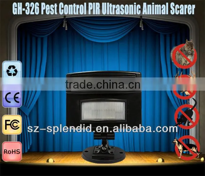 PIR Ultrasonic Animal Chaser GH-326