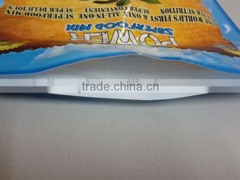 New!stand up pouch with zipper for food packaging