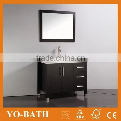 solid wood single vessel sink cheap bathroom vanity