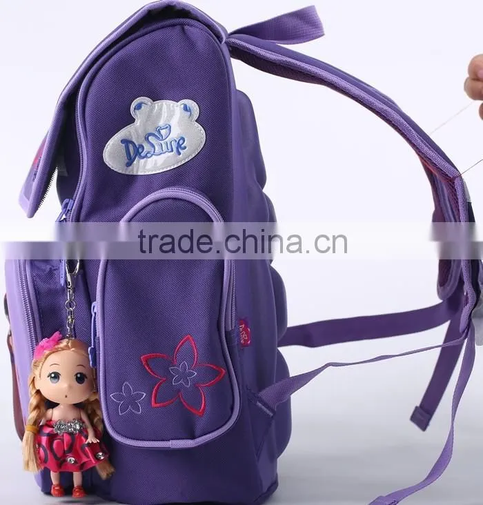 Wholesale girls school backpack cheap primary school bag