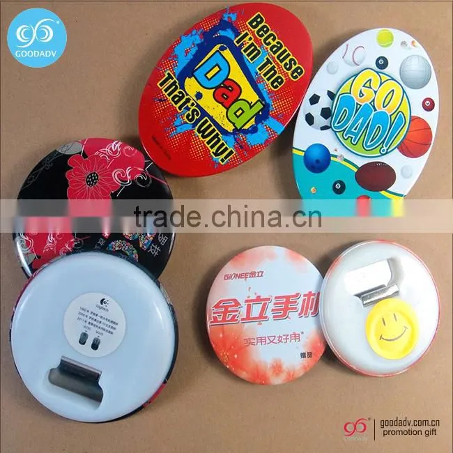 Wholesale OEM design business gifts magnetic beer bottle opener