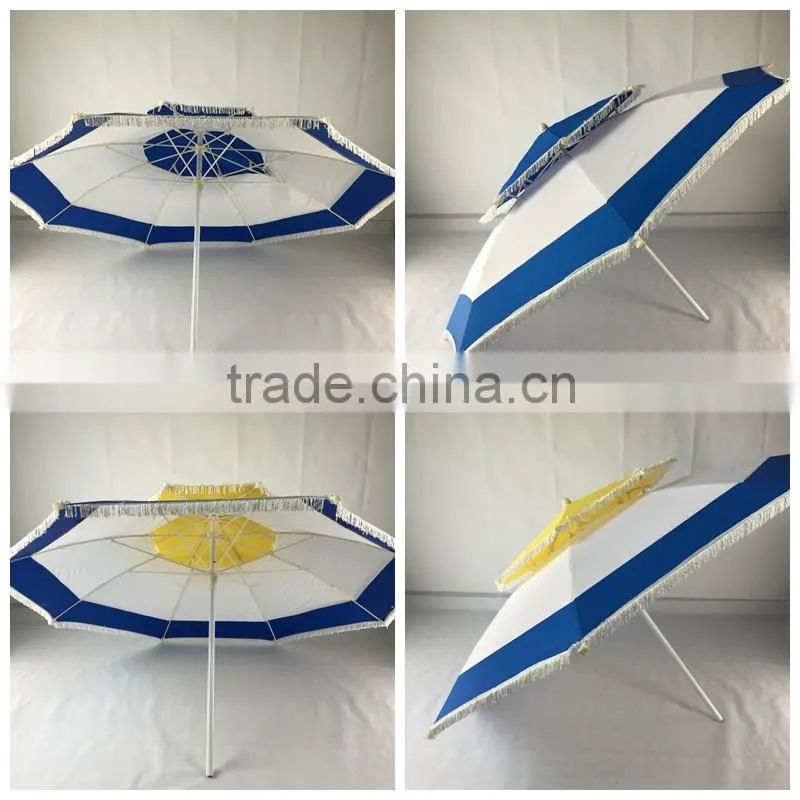 110cm*8K radius hot sale beach umbrella,160G polyester cloth beach umbrella