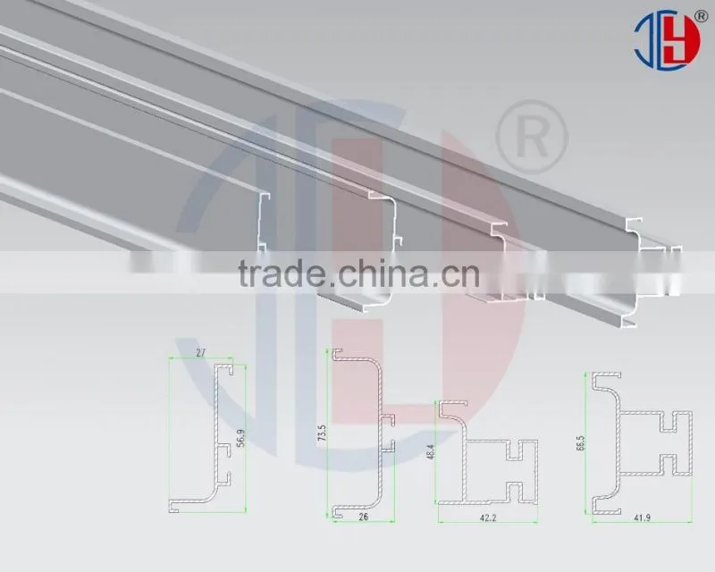 T5 - T8 6063 aluminium series with extruded profile