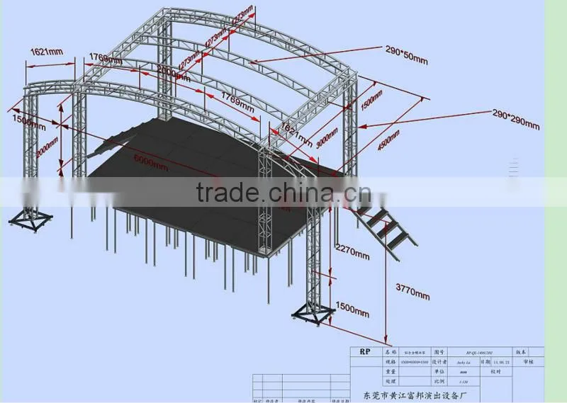 2014 RP Outdoor Performance Aluminum Truss For Stage