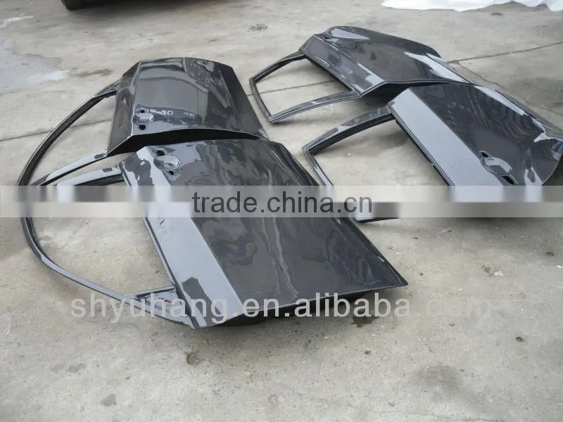 carbon fiber door before and after for GRB STI