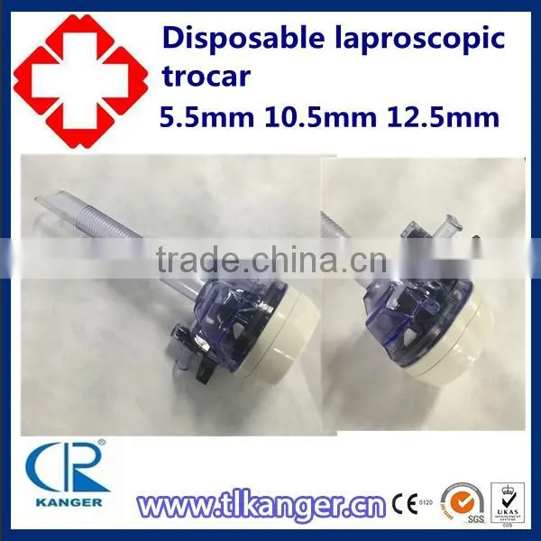 laparoscopic 5mm disposable trocar with CE ISO