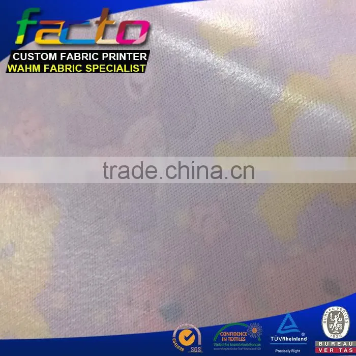 Dot prints, 100% polyester jersey fabric, PUL, eco-friendly
