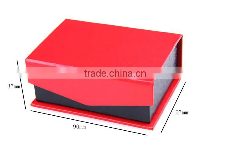 Wholesale fancy red cufflink box