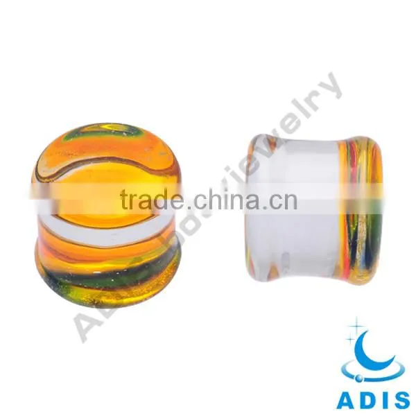 new fashion pyrex glass ear piercing