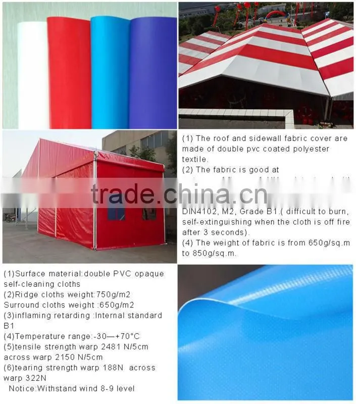 2016 hot waterproof canopy warehouse tent