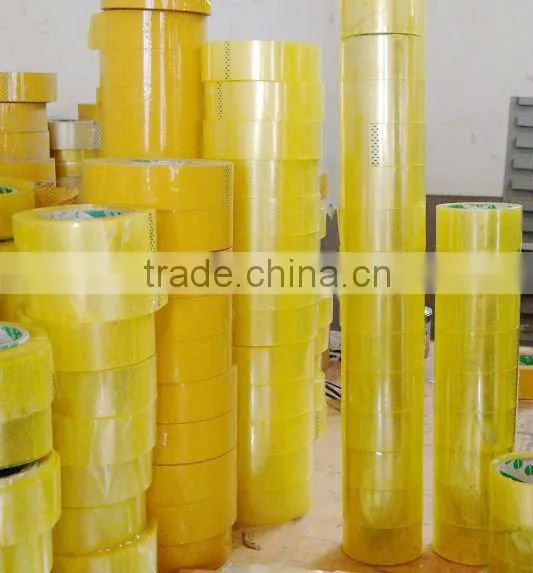 yellow adhesive packing tape