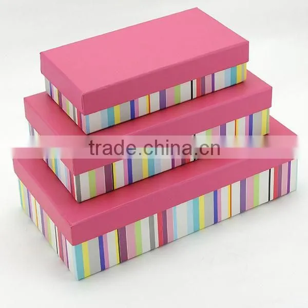 Wholesale Fancy Custom Printing paper gift Box with lid