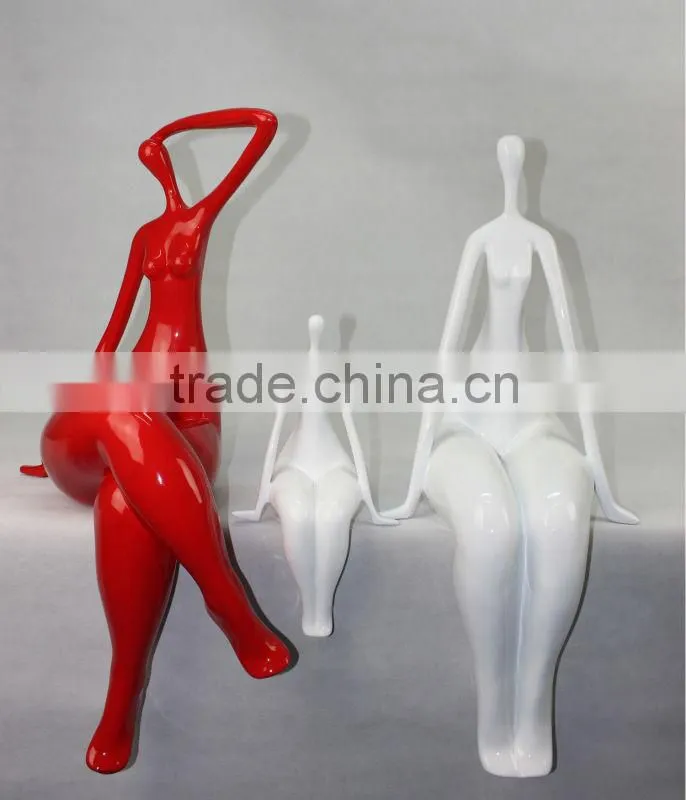 DS130001 resin sexy lady handicrat home decor&art show crafts