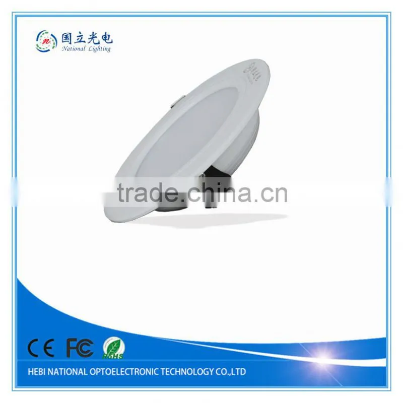 New design Al shell LED Ceiling Downlight LED light panel PMMA COVER