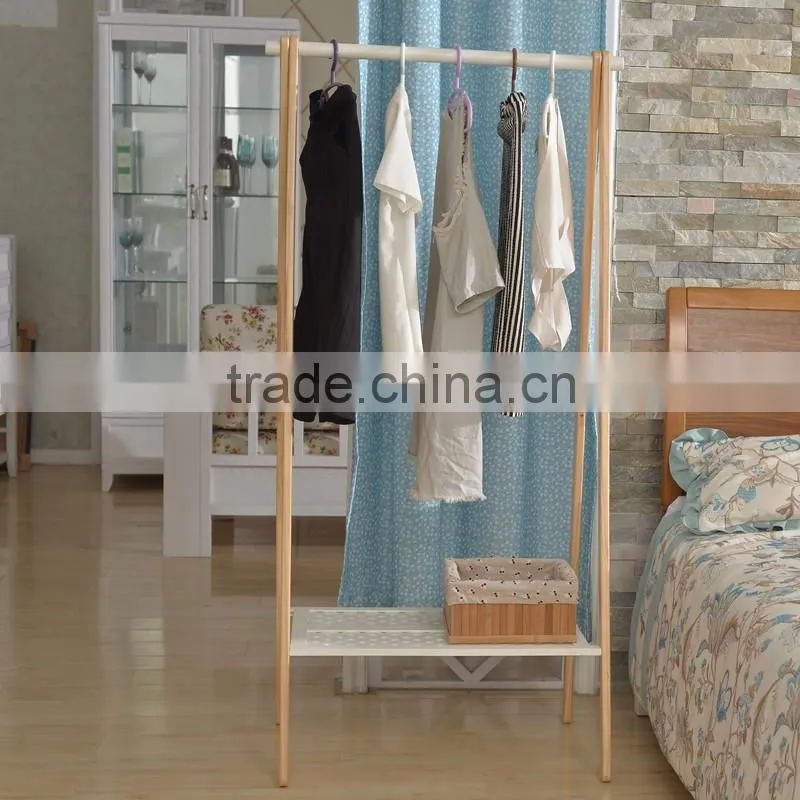 Solid Wood Coat Rack,Wooden Garment Rack For Bedroom