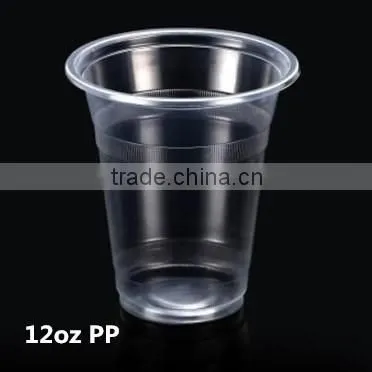 12oz disposable logo plastic cups with snowflak