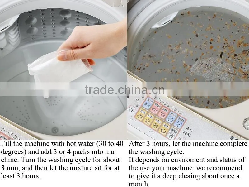 Arnest Japanese household laundry washing machines eco friendly cleaning tools powder cleaners 12 packs 76295