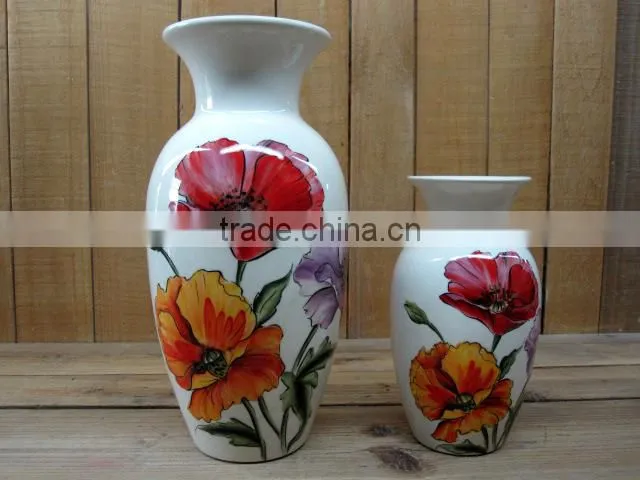 Hand paint ceramic cookie jar