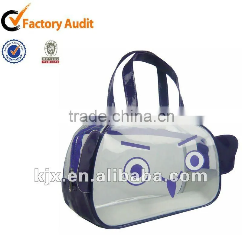 clear pvc cosmetic bag for promotion ,transparent PVC cosmetic bag with zipper,make up bag