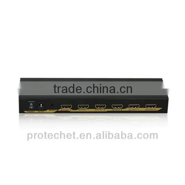 HDMI Splitter 4Kx2K Video 1X8 Splitter 1 in 8 Out Amplifier Dual Display For HDTV DVD PS3 Xbox
