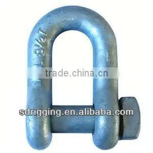 US Trawling Shackles S2131 With Square Head Screw Pin