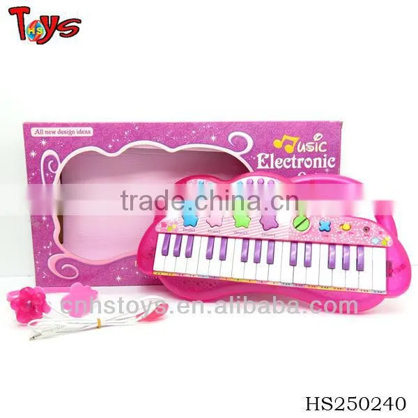 2013 Funny Plastic Organ Toy with Mircophone Musical Instrument