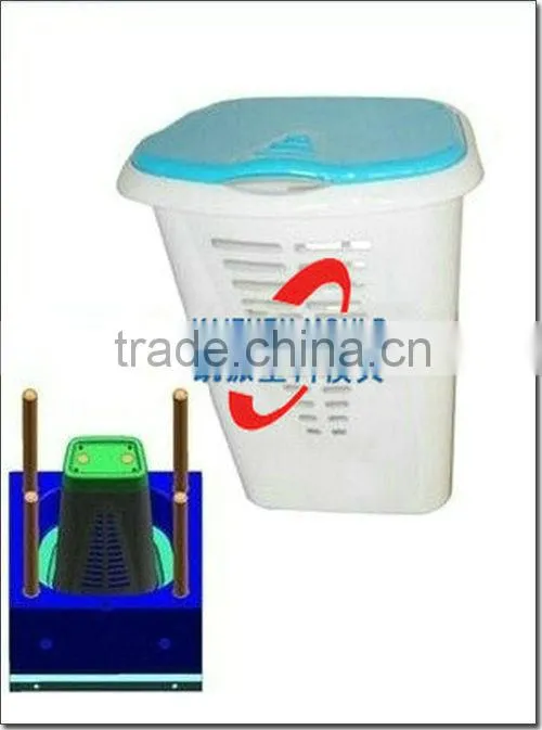 Plastic Wastebin Injection Mould/Moulding suplier in Taizhou