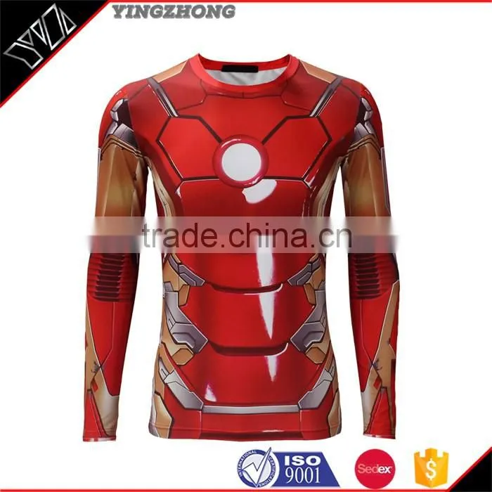 custom sublimation t shirt,sublimation t shirts blank,cheap custom printed t shirts by hero man shirt