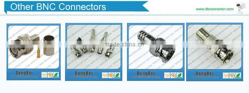BNC female plug with RCA male connector