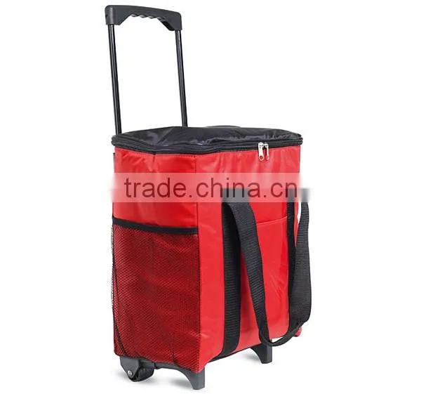 cooler bag with wheels for beer bottles