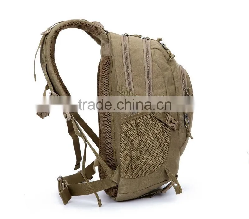 30L canvas backpack with laptop pocket alibaba