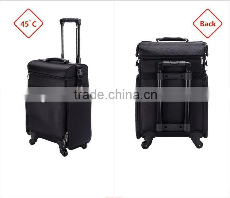 High Quality Wholesale Price Custom Made Pilot Girls Trolley Case With Trays