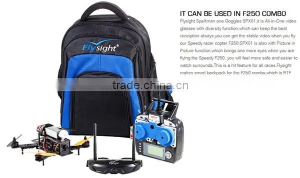 H1918 New Arrival Flysight SPX01 Picture in Picture FPV Goggles with Charger & Battery and Power Supply