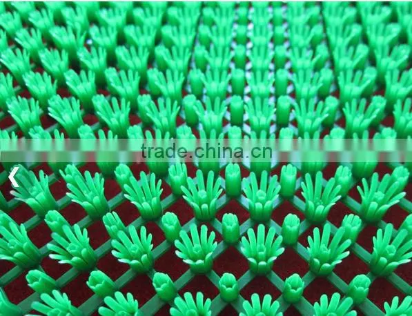 anti-slip locked artificial PE grass mat