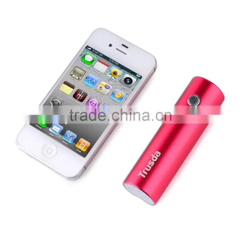 Metal case 2600mAh phone 7 power bank