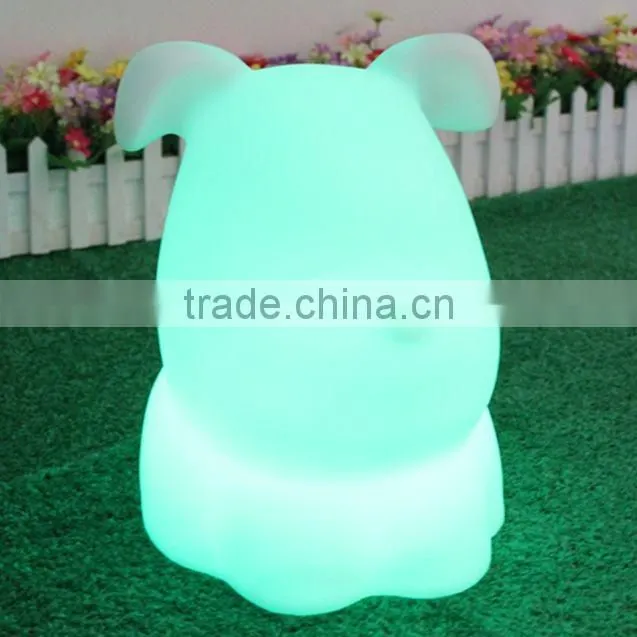 hot sale dog shaped LED decoration table lamp