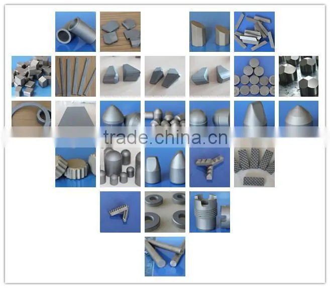 Water Well Drill Bits Use Cemented Carbide Chisel Shaped Buttonnserts
