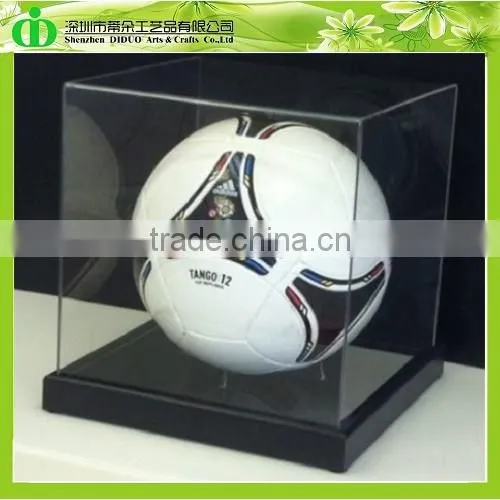 DDX-0213 Trade Assurance Clear Acrylic Football Showcase