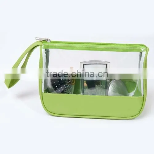 clear waterproof pvc cosmetic bag with low price
