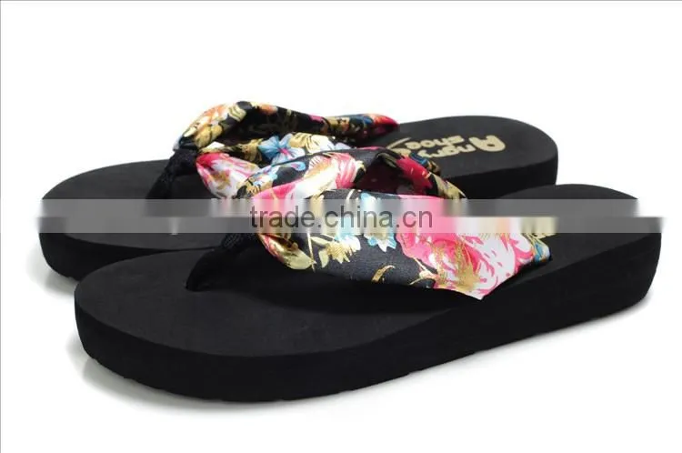 Stylish High Heels Wedge Flip-flops for Women