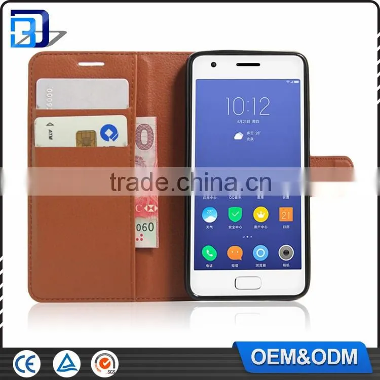 Bulk Buy From China Litchi Design Credit Card Wallet Stand Flip Leather Case For Lenovo Zuk Z2 Mobile Phone Cover