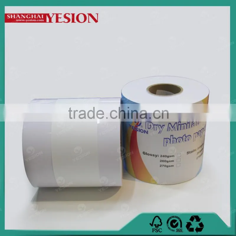 Yesion Fuji DX100 Dry Lab Photo Paper, RC Glossy Photo paper For Dry Minilab/ Noritsu D701and Epson D700