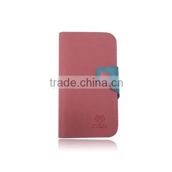 Candy color folio leather case for Pantech SKY Vega IM-A810K