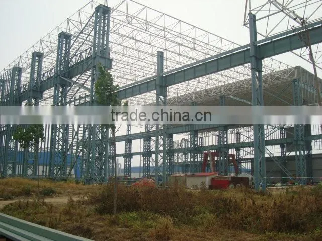 fast easy assembling large span steel structure