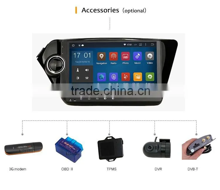 9 Inch Car DVR OBD Front gps multimedia navigator dvd price for POLO MK5