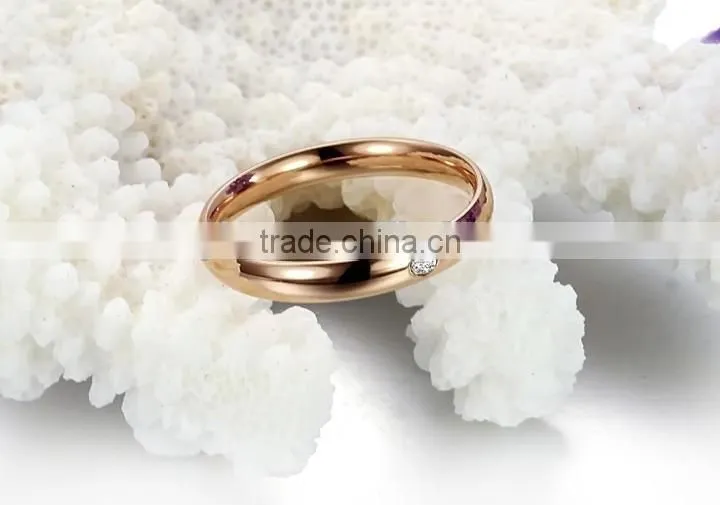 High quality 2015 Alibaba website new model rings , rose gold ring wedding ring