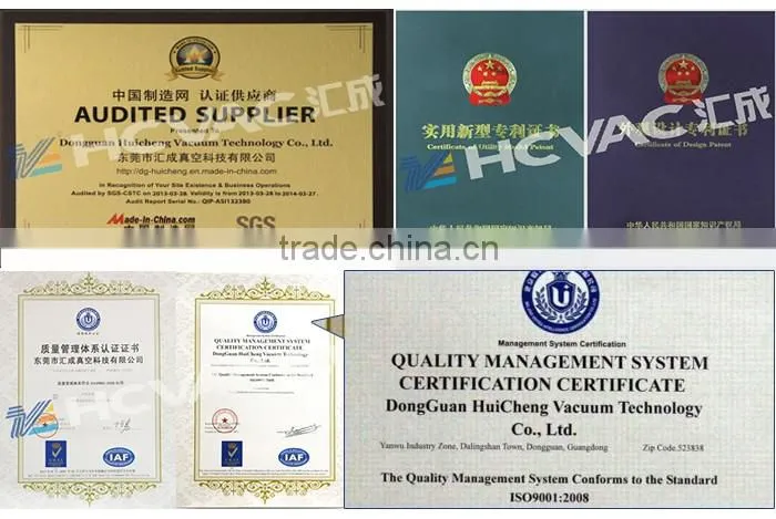 Resin diamond metallizing vacuum coating machine