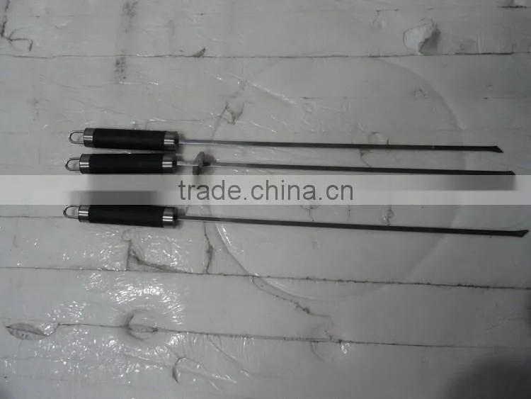 Chromed steel BBQ SKEWER SET KY4550AZ