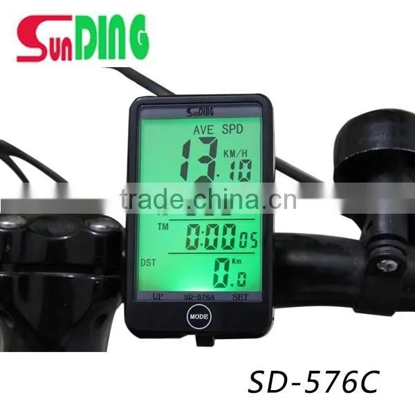 Auto backlight bicycle computer touch screen bike speedometer